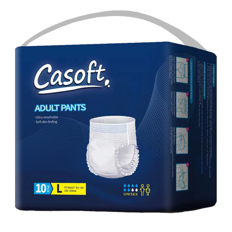 失禁富尔夫纸浆成人拉力裤女式尿布